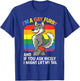 I'm A Gay Furry LGBT Gay Trans Pride Rainbow Queer Humor T-Shirt - T-Shirt | Royal