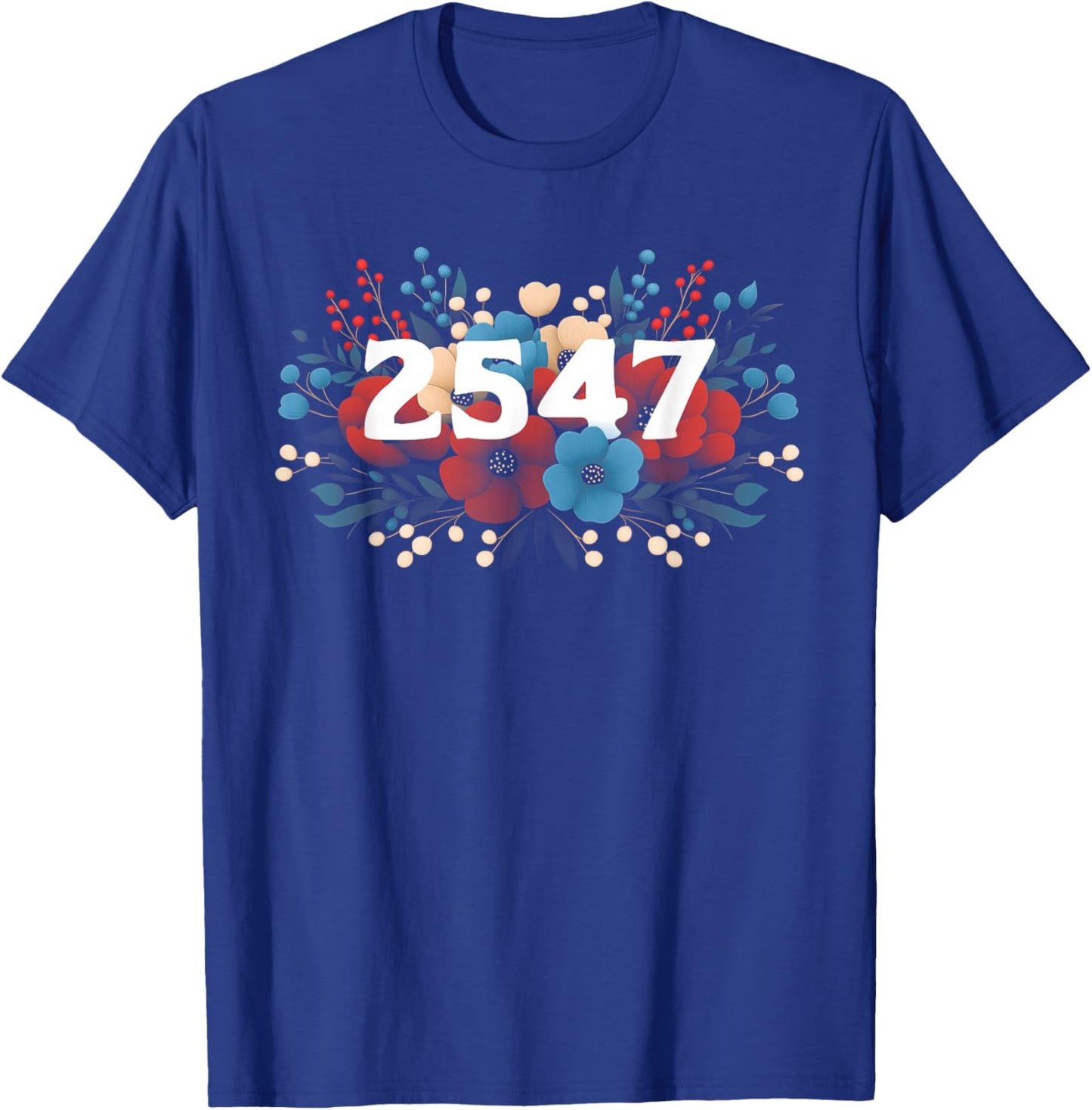 2547 Subtle Political Statement T-Shirt - T-Shirt | Royal