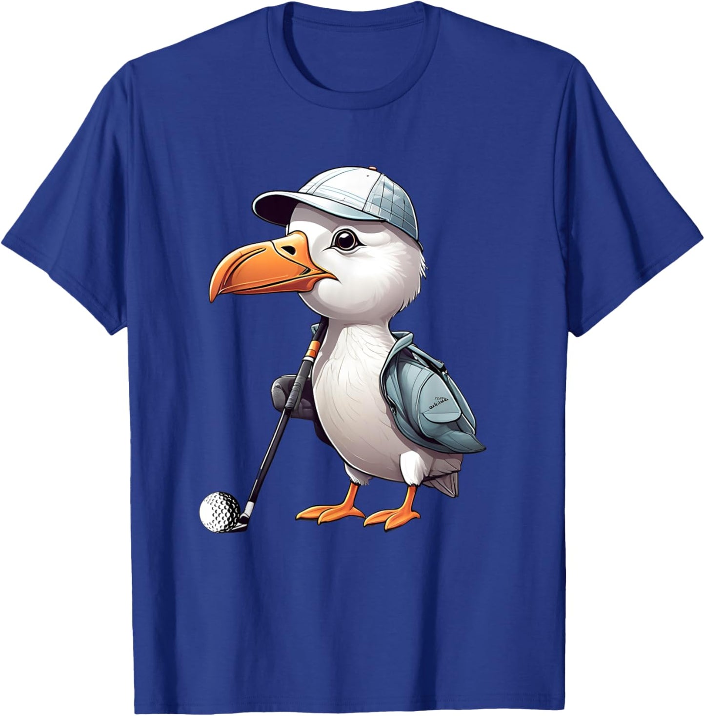 Funny Golfer Albatross Bird Golf Player Game Gift Men Women T-Shirt - T-Shirt | Royal