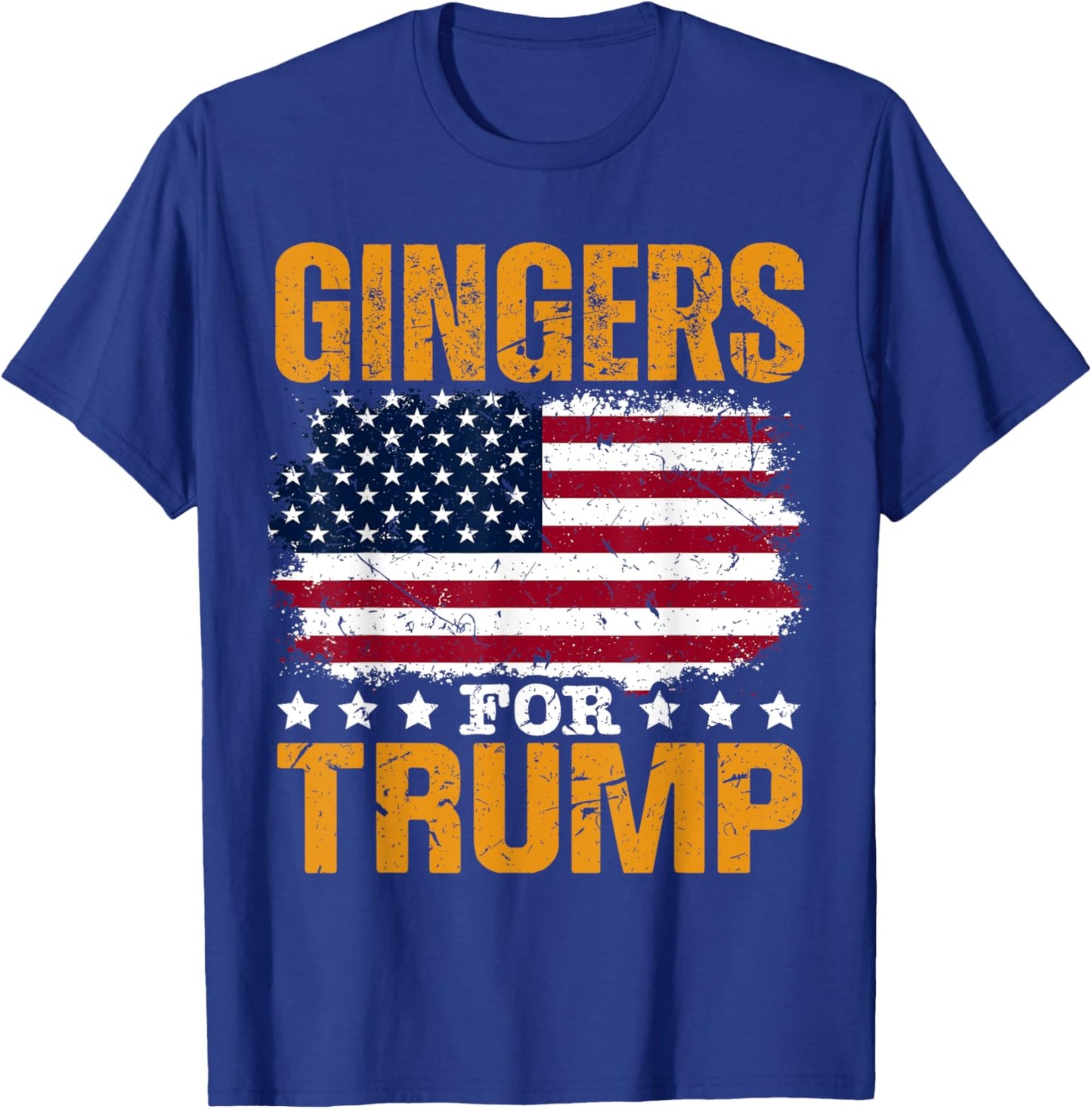 Gingers for Trump Patriotic T-Shirt - T-Shirt | Royal
