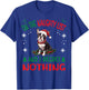 Cute Boston Terrier Dog Christmas On The Naughty List and I T-Shirt - T-Shirt | Royal