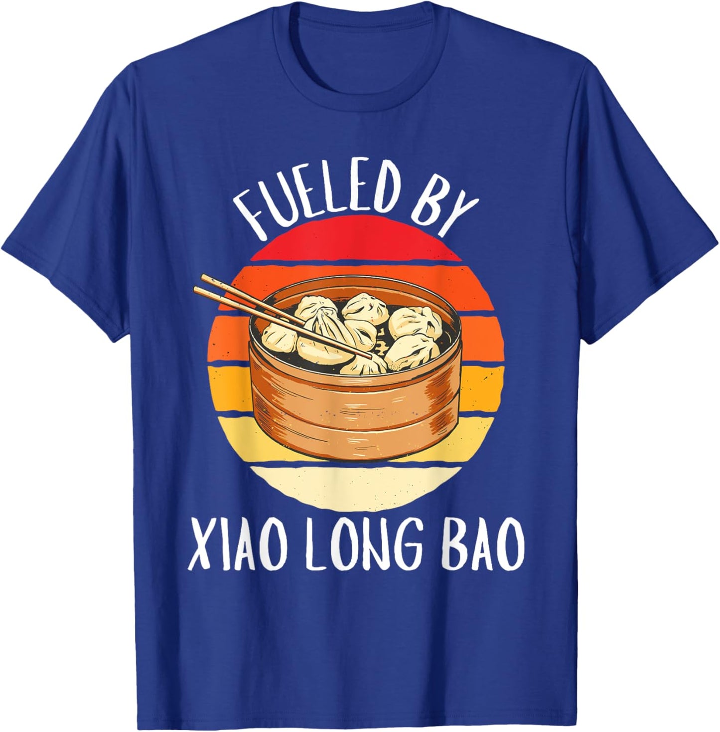 Retro Fueled By Xiao Long Bao Vintage Xiao Long Bao Lover T-Shirt - T-Shirt | Royal
