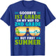 Goodbye 1st Grade Graduation to 2nd Grade Hello Summer Boys T-Shirt - T-Shirt | Royal