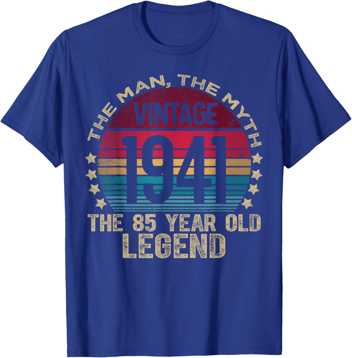 85 Year Old Gifts Vintage 1941 Limited Edition 85th Birthday T-Shirt - T-Shirt | Royal