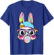 Funny Bunny Glasses Rabbit Lovers Happy Easter Couples Boys T-Shirt - T-Shirt | Royal