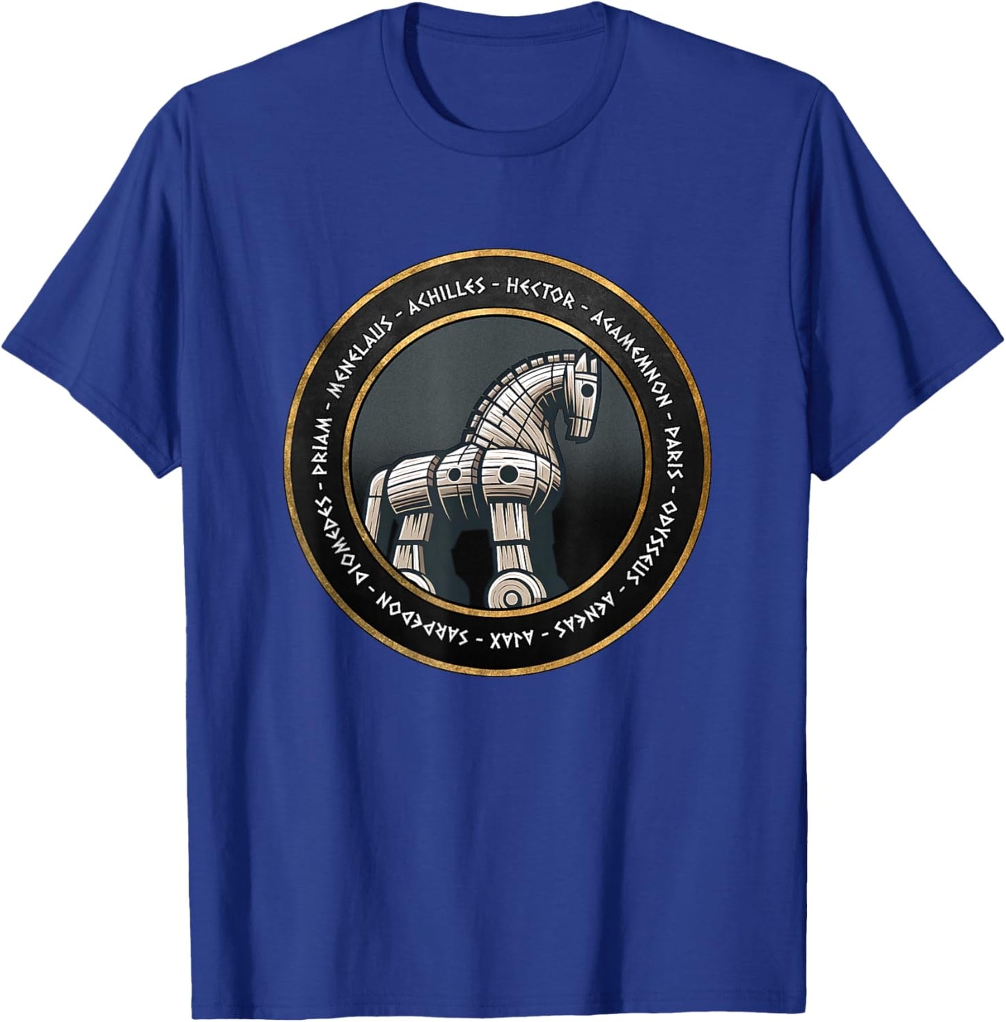 The Trojan War Heroes of the Iliad Greek History T-Shirt - T-Shirt | Royal