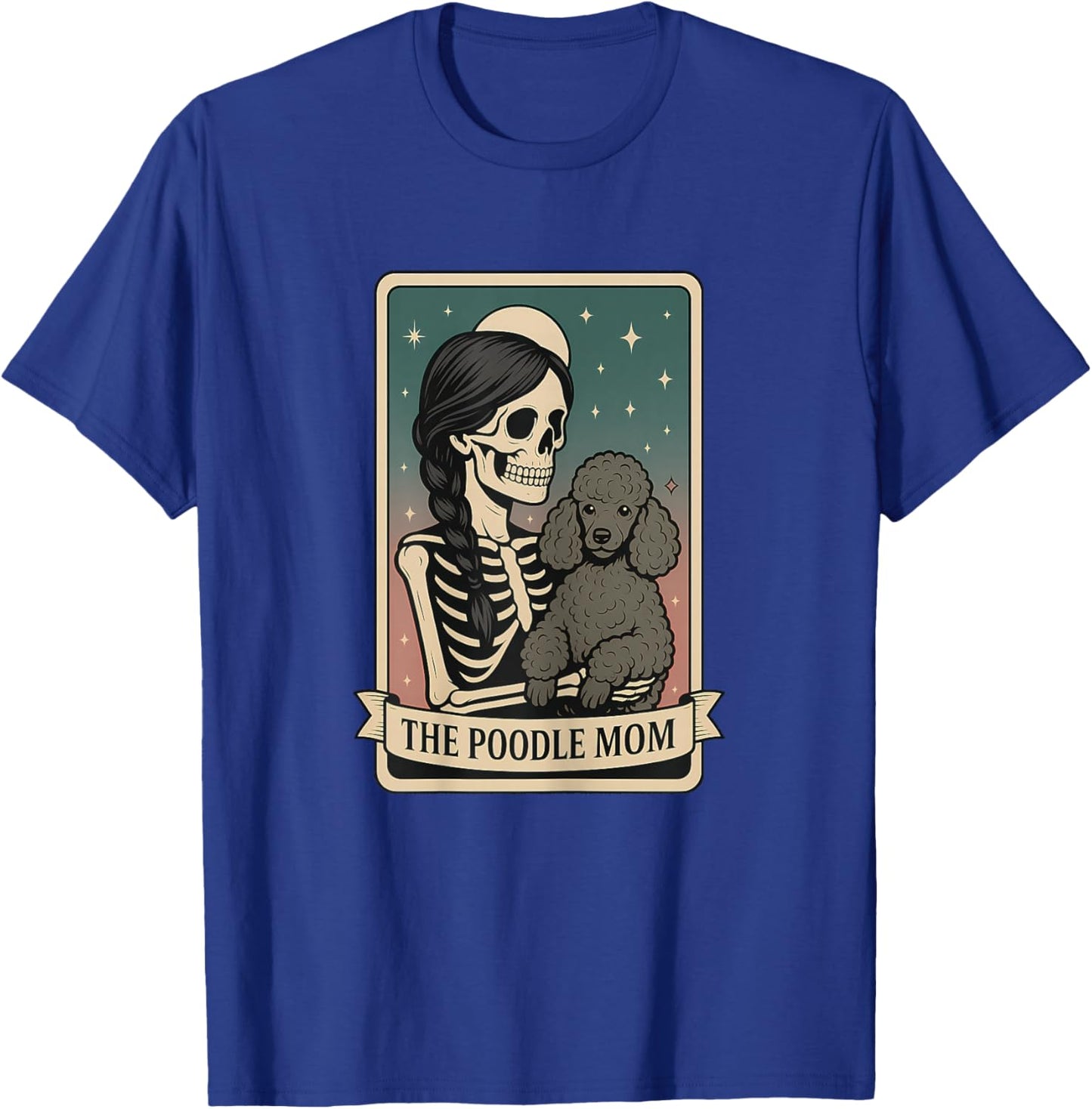 Poodle Mom Tarot Card T-Shirt - T-Shirt | Royal
