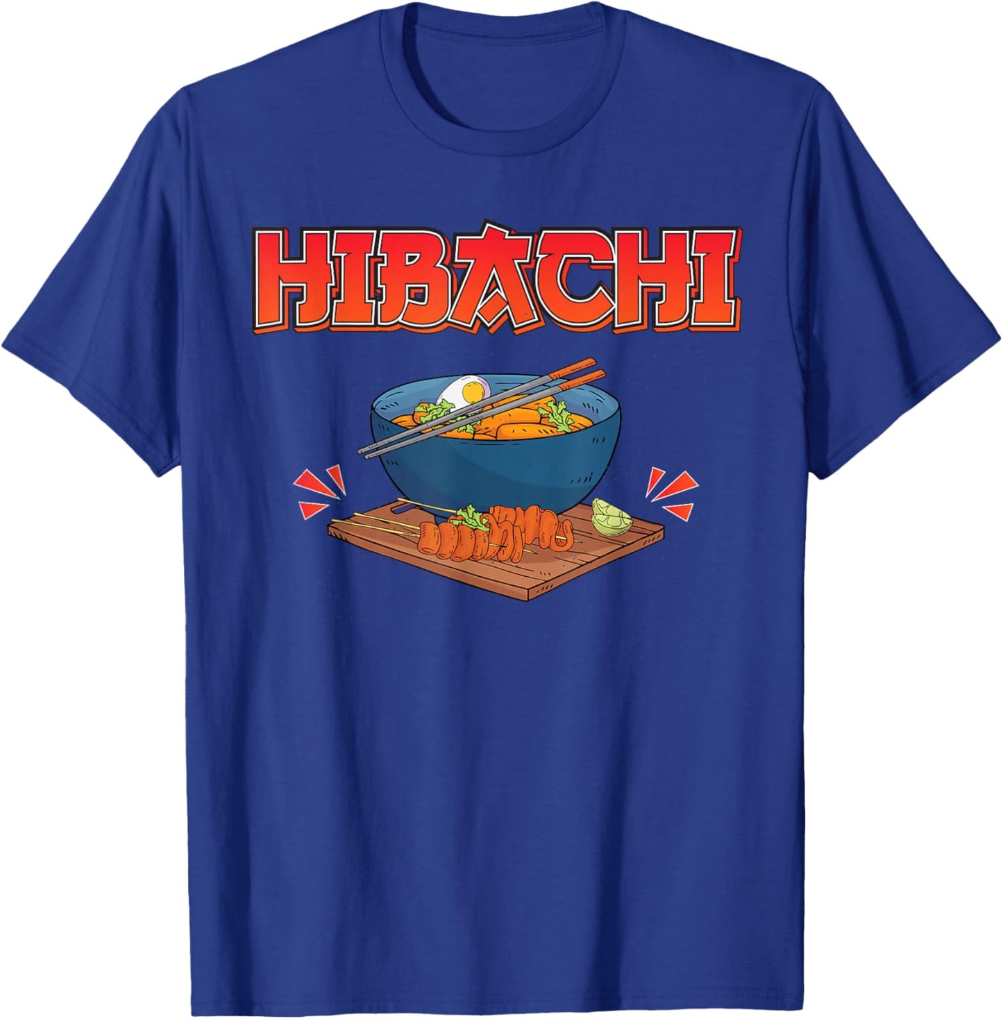 Hibachi Japanese Grill T-Shirt - T-Shirt | Royal