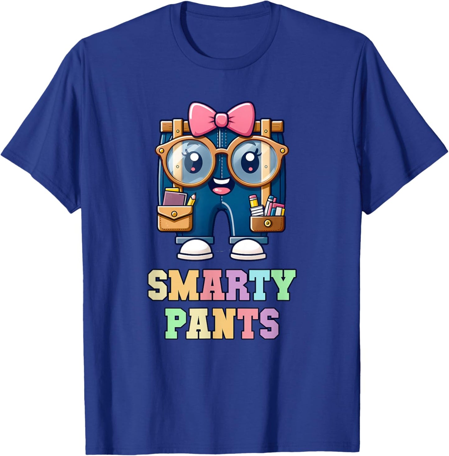 Sarcastic Little MISS SMARTY PANTS Graduation Alumni Game On T-Shirt - T-Shirt | Royal