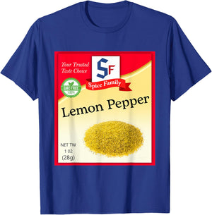 Lemon Pepper Condiment Costume Holiday Spice Costumes T-Shirt - T-Shirt | Royal