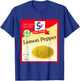 Lemon Pepper Condiment Costume Holiday Spice Costumes T-Shirt - T-Shirt | Royal