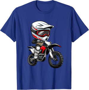 Kids Dirt Bike T-Shirt - T-Shirt | Royal