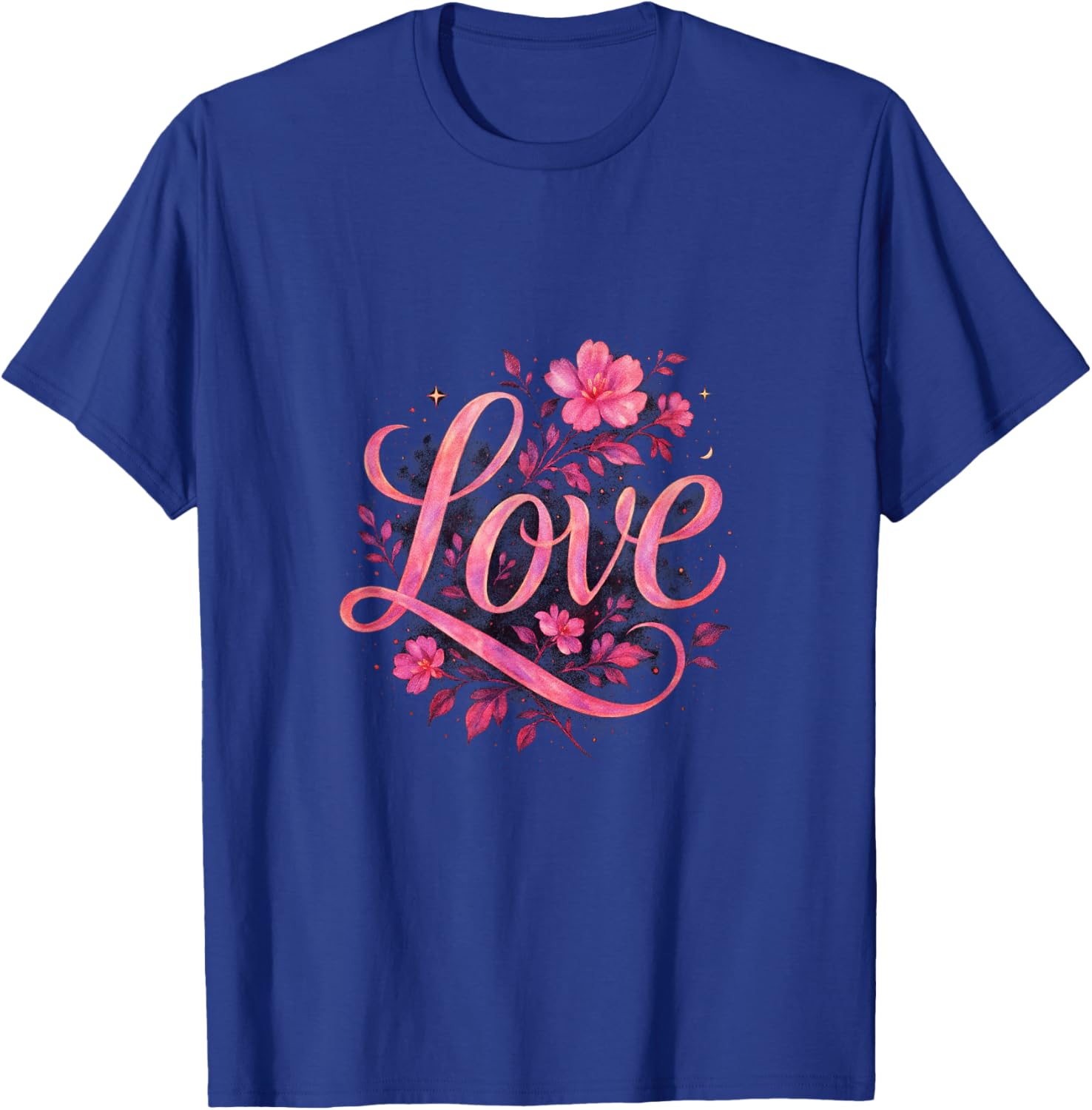 Love - Inspirational Art T-Shirt - T-Shirt | Royal
