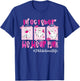 in October We Wear Pink Phlebotomist Life Breast Cancer T-Shirt - T-Shirt | Royal