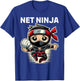 Net Ninja Volleyball Martial Arts Sport T-Shirt - T-Shirt | Royal