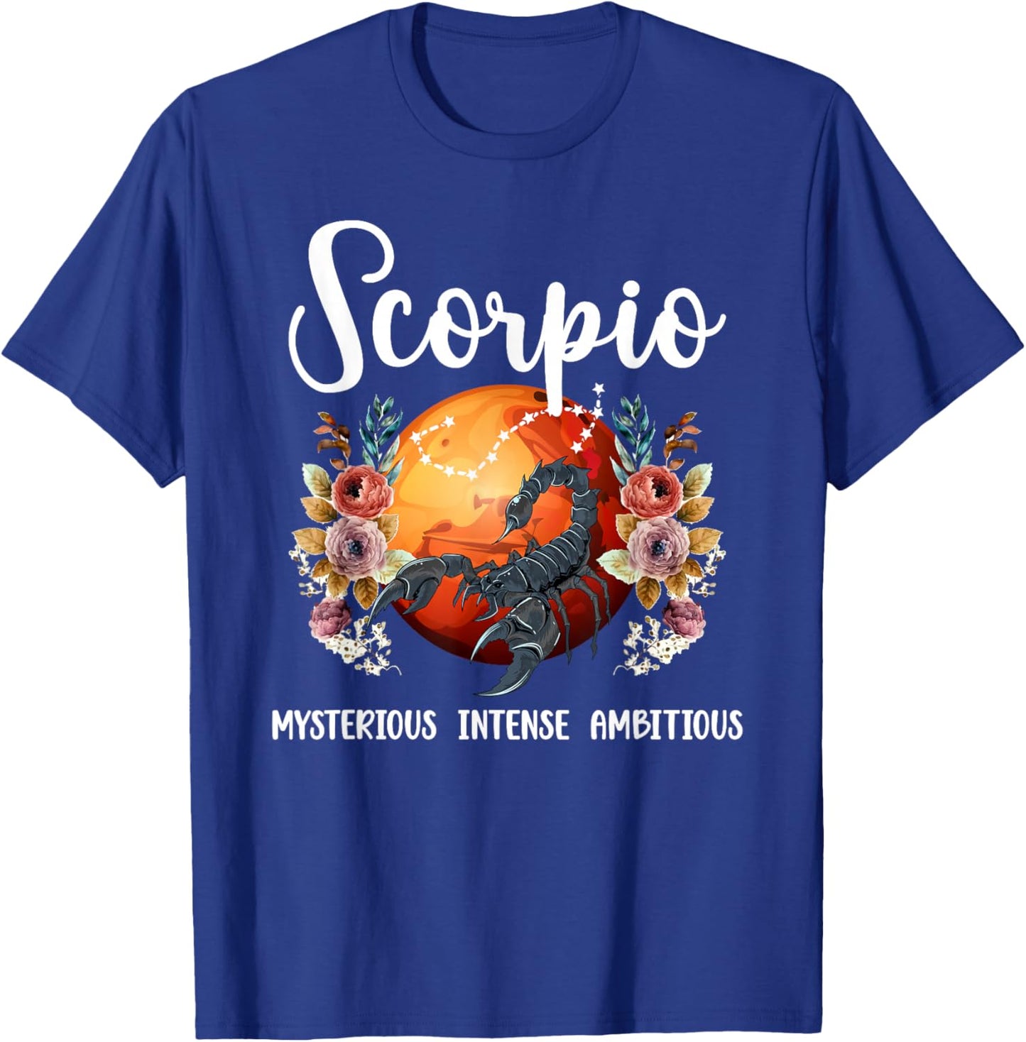 Scorpio Facts Scorpio Zodiac Sign Scorpio Birthday T-Shirt - T-Shirt | Royal