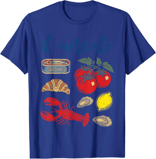 Vacation Il Mercato Italian Market Summer Men Women Kids T-Shirt - T-Shirt | Royal
