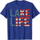 Vintage Lake Life 4th of July Patriotic T-Shirt - T-Shirt | Royal
