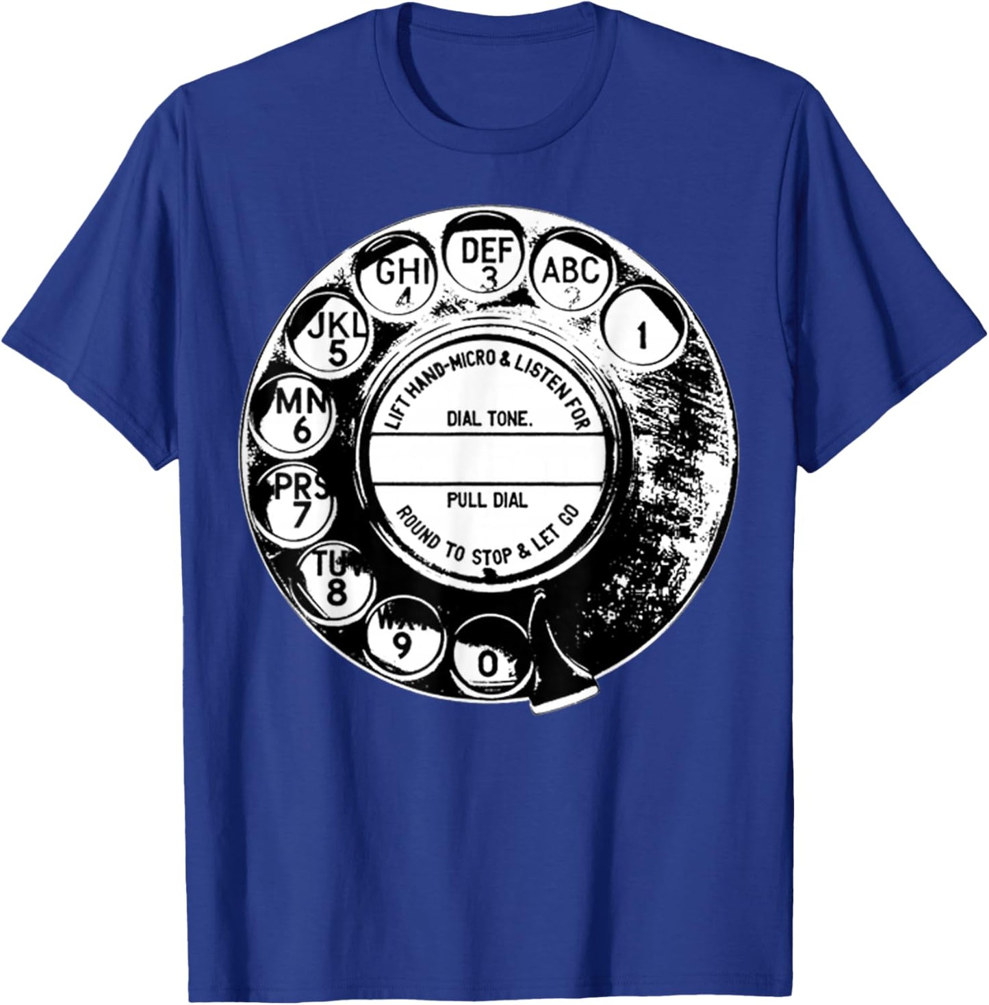 Rotary Phone Vintage Rotary Dial Telephone Retro Gifts T-Shirt - T-Shirt | Royal