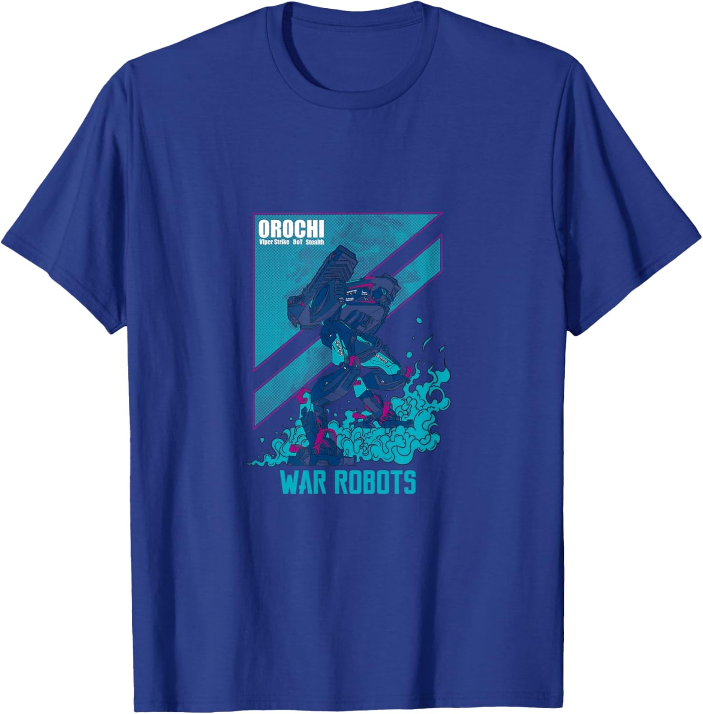 War Robots Orochi - Black, -Adults, Short Sleeve, , Cotton, Polyester, Small T-Shirt - T-Shirt | Royal