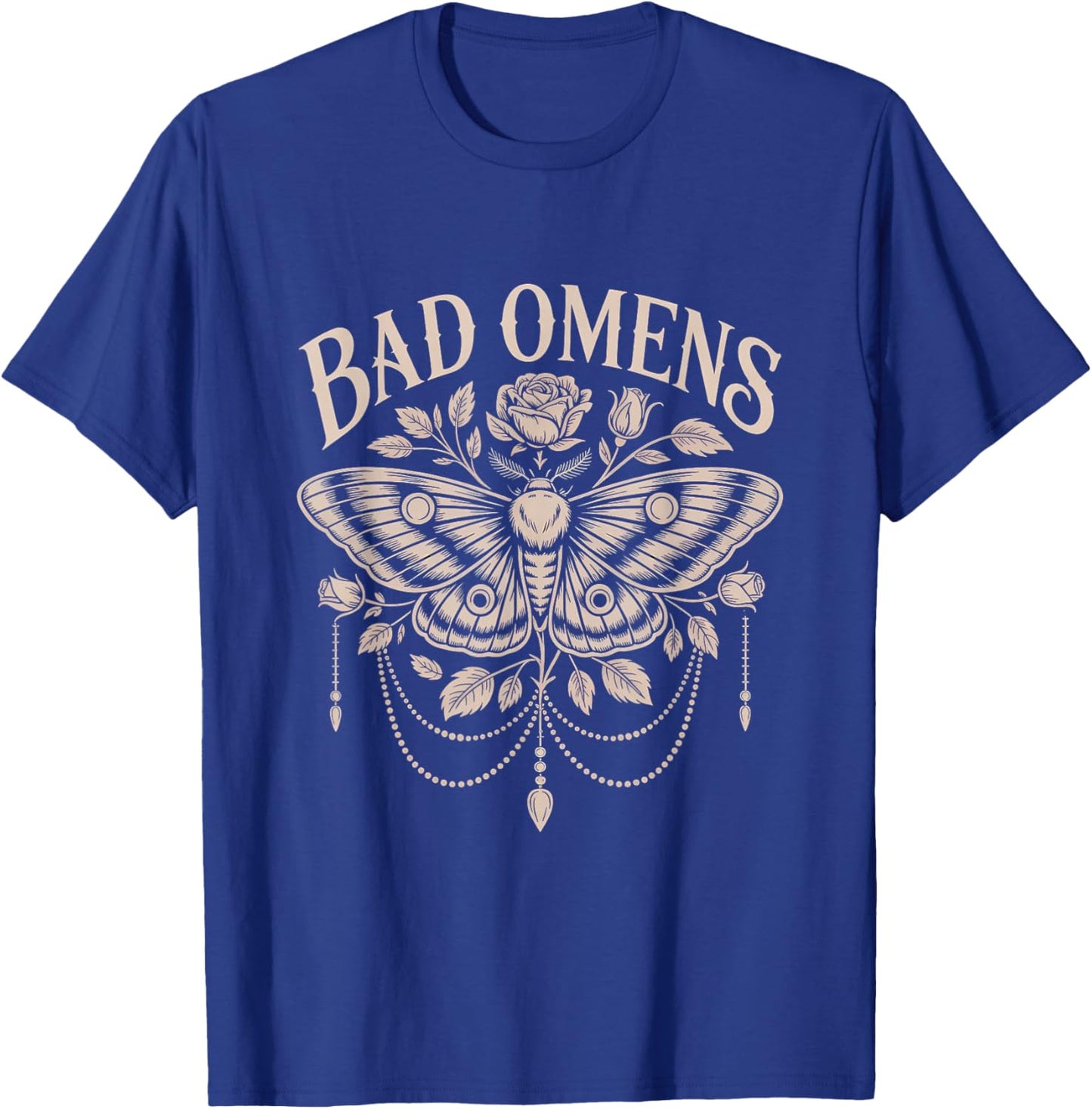 Bad Omens Moth Myth Superstitions Women Men Kids T-Shirt - T-Shirt | Royal