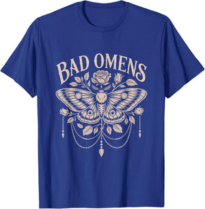 Bad Omens Moth Myth Superstitions Women Men Kids T-Shirt - T-Shirt | Royal