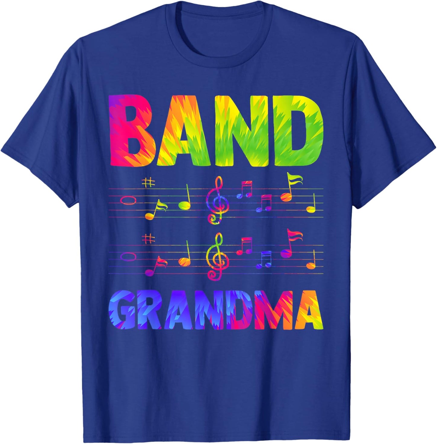 Band Grandma Marching Band Grandma Marching Band Grandmother T-Shirt - T-Shirt | Royal