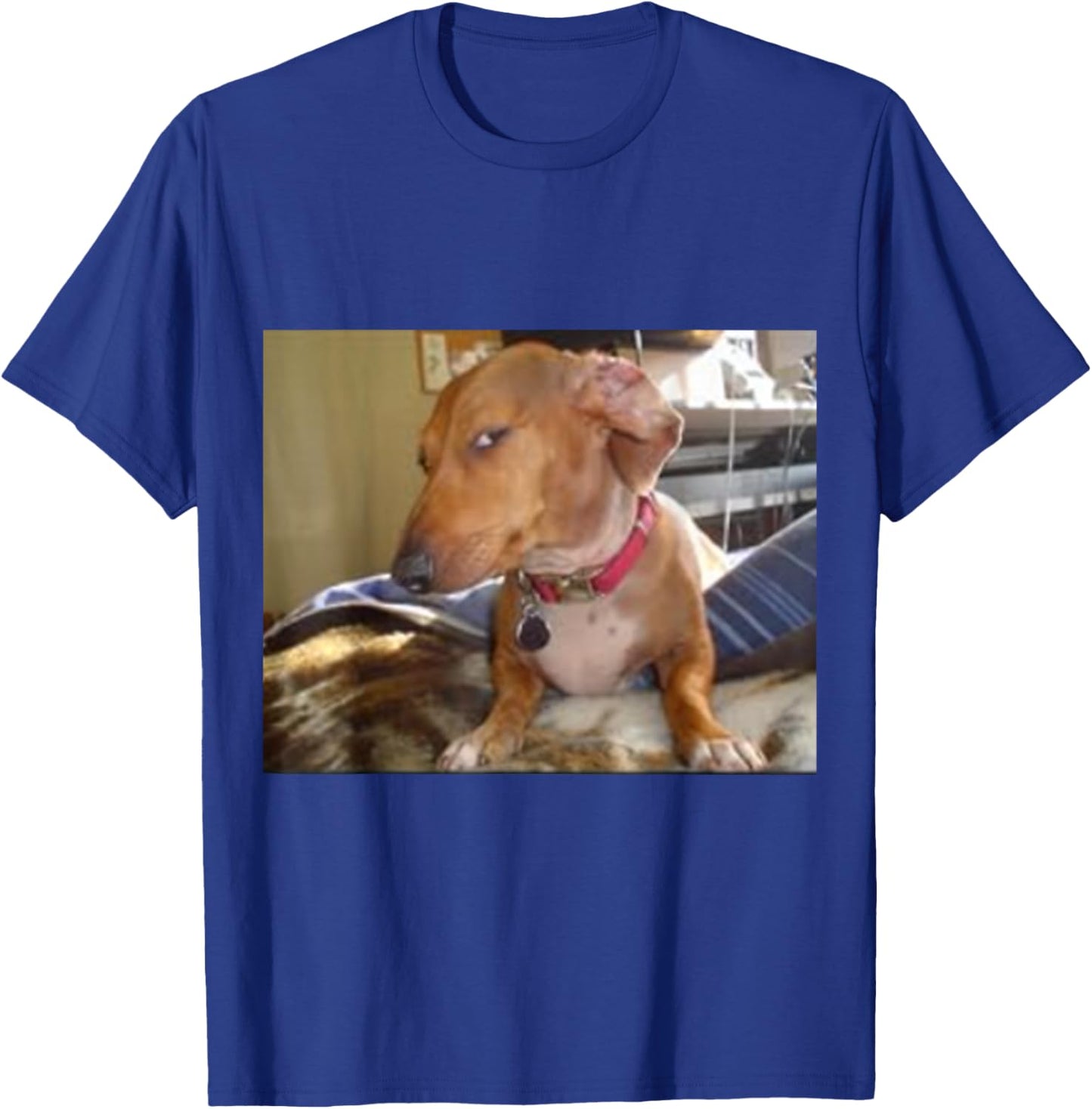Bombastic Side Eye Funny Dog Women Girls Kids T-Shirt - T-Shirt | Royal