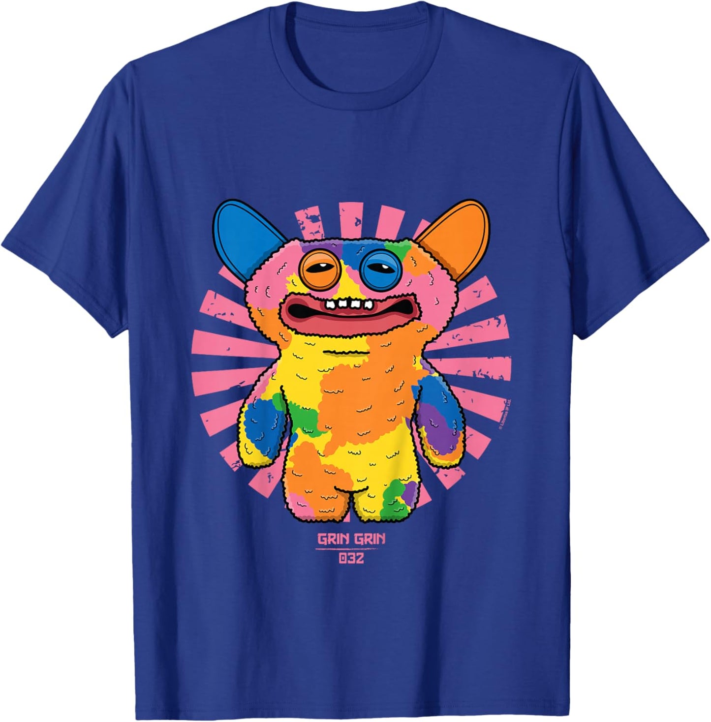 Fuggler Grin Grin Snuggler Retro Japanese Text Kids T-Shirt - T-Shirt | Royal
