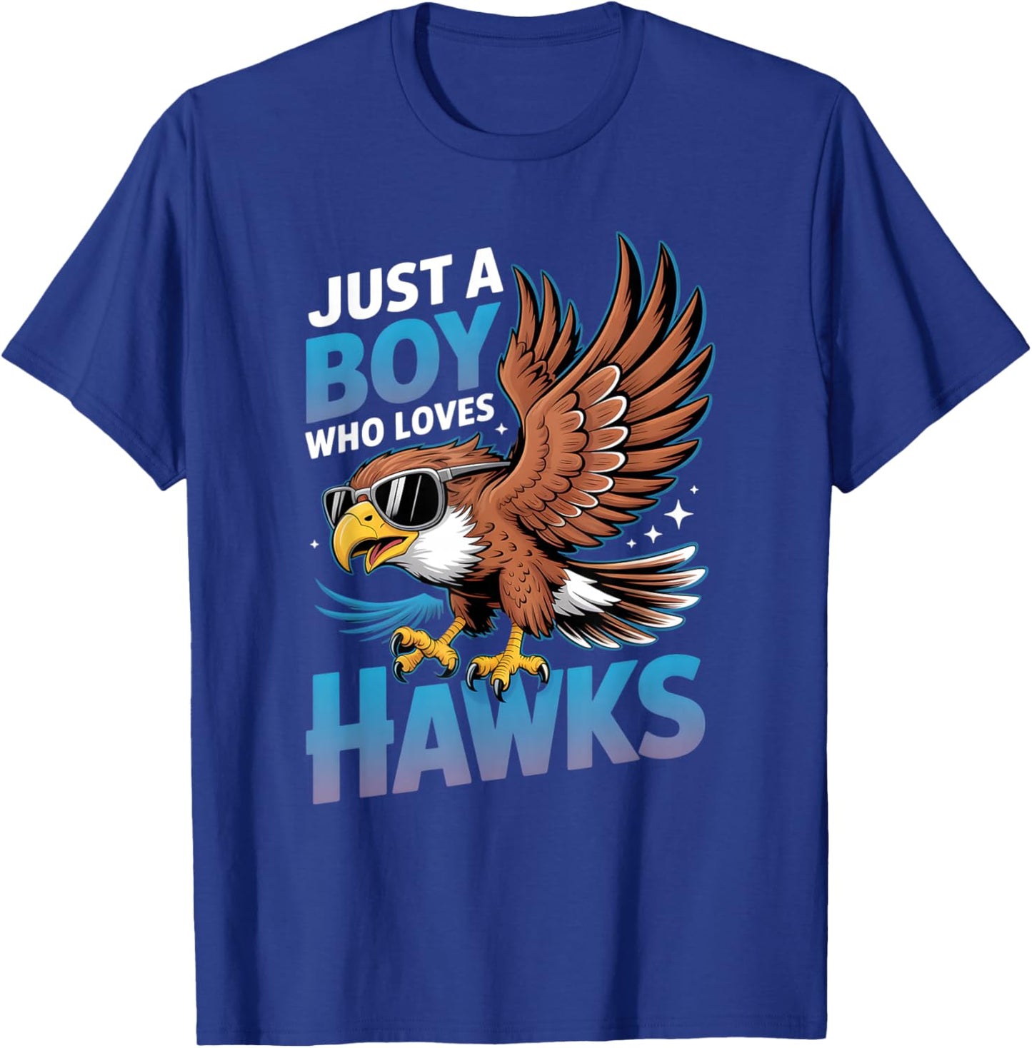 Boys Hawk T-Shirt - T-Shirt | Royal