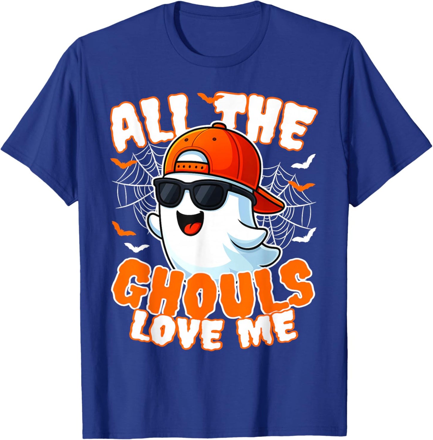 All The Ghouls Love Me Toddlers Halloween Boys Child Costume T-Shirt - T-Shirt | Royal