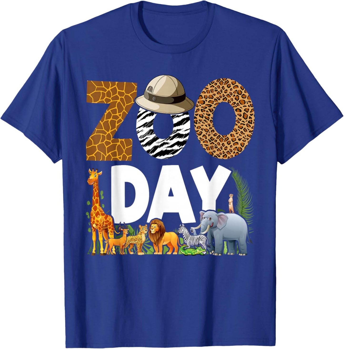 Zoo Day Family First Zoo Field Trip Safari Squad Matching T-Shirt - T-Shirt | Royal