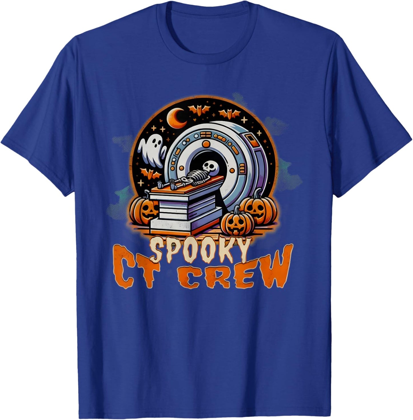 Halloween CT Tech CT Technologist Halloween Rad Tech T T-Shirt - T-Shirt | Royal