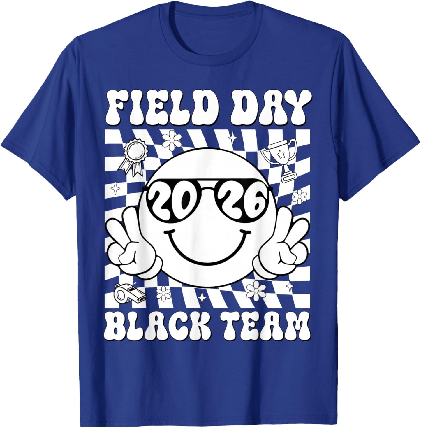 Field Day Black Team Funny for Teacher Kids Field Day Games T-Shirt - T-Shirt | Royal