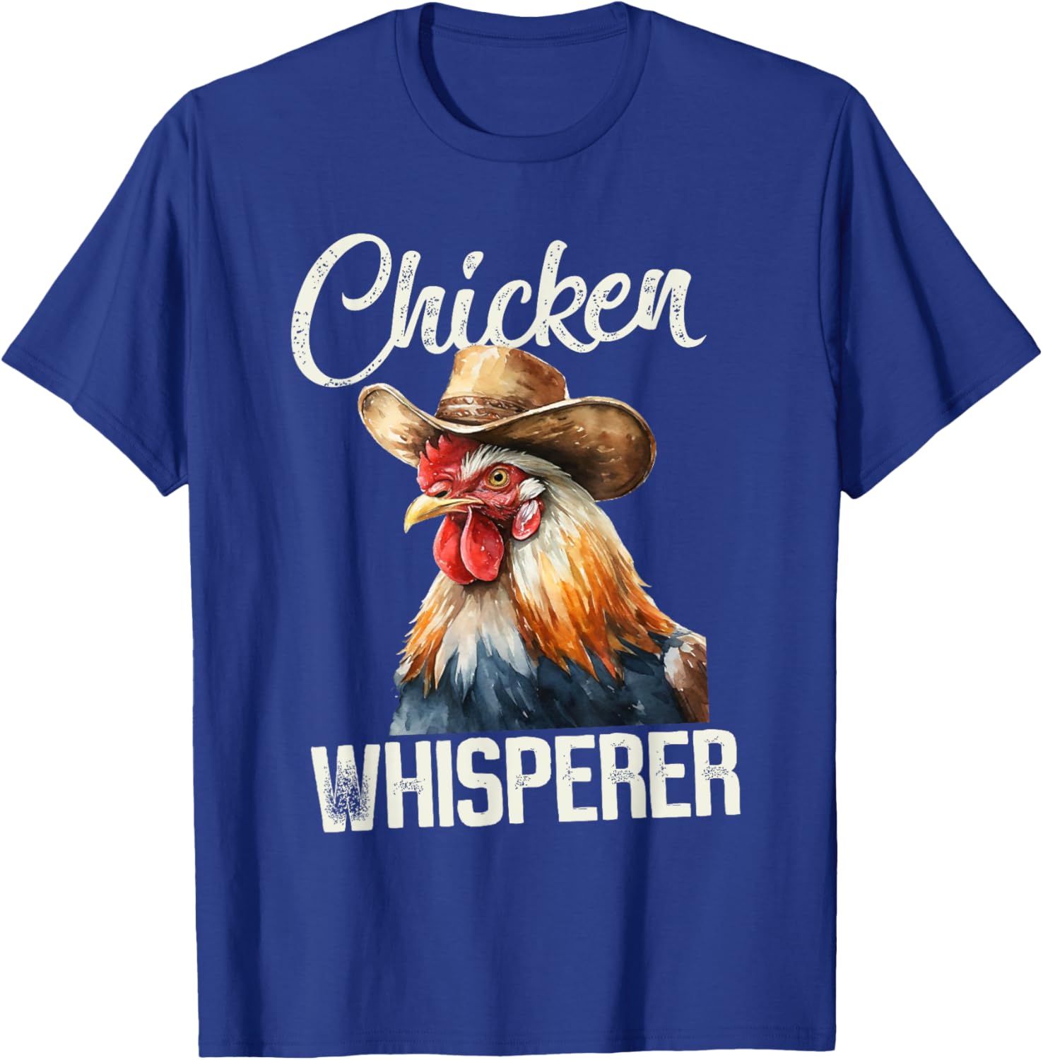 The Chicken Whisperer Rooster Farmer Chicken T-Shirt - T-Shirt | Royal