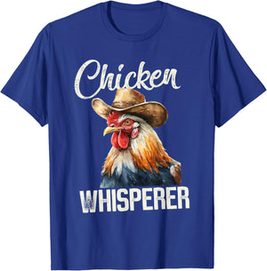 The Chicken Whisperer Rooster Farmer Chicken T-Shirt - T-Shirt | Royal
