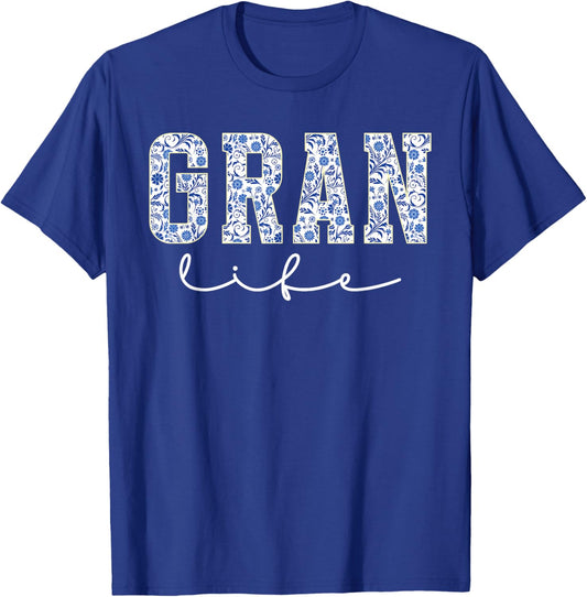 Gran Life Gran Grandma Gran Grandmother T-Shirt - T-Shirt | Royal