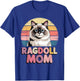 Retro Ragdoll Mom Ragdolls T-Shirt - T-Shirt | Royal