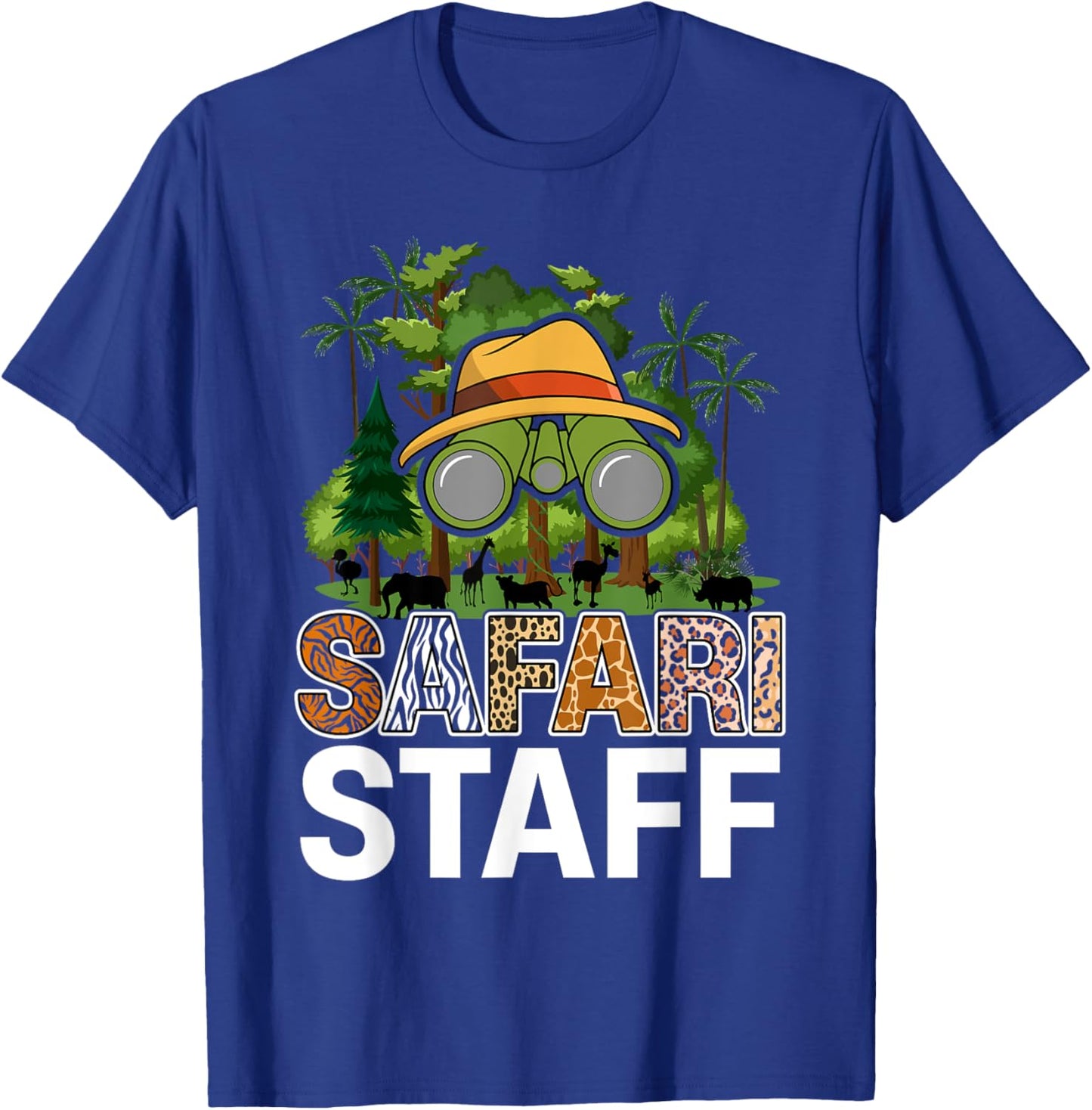 Safari Staff Art Women Zookeeper Costume Zoo Jungle T-Shirt - T-Shirt | Royal