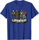 Star Wars Legendary Bounty Hunters Boba Fett IG-88 Bossk T-Shirt - T-Shirt | Royal