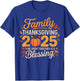 Family Thanksgiving 2025 Thanksgiving Crew Matching Group T-Shirt - T-Shirt | Royal