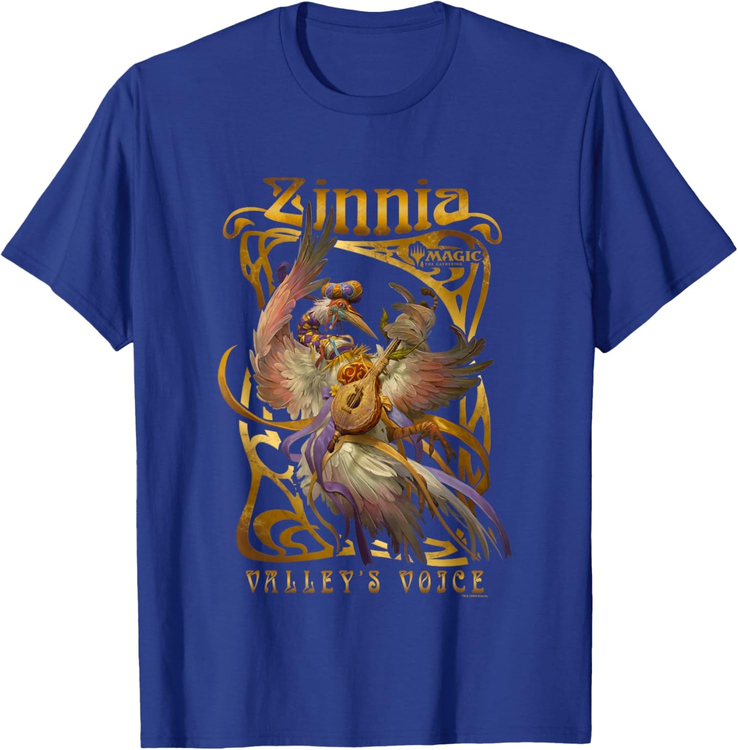 Magic: The Gathering Zinnia Valley's Voice Portrait Vintage T-Shirt - T-Shirt | Royal