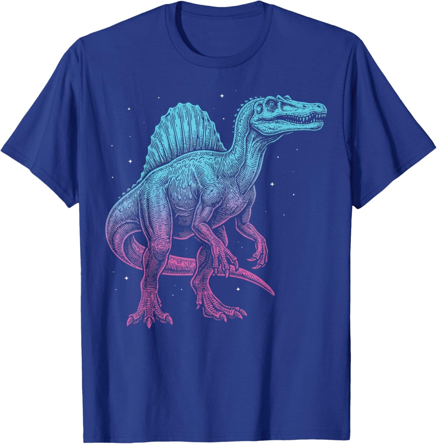 Spinosaurus Illustration Dinosaur Kids T-Shirt - T-Shirt | Royal