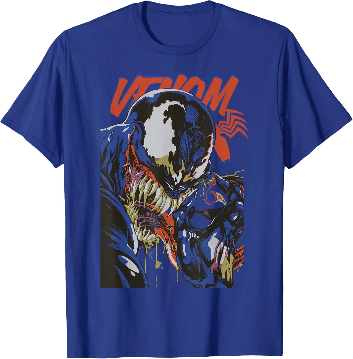Marvel Venom Cool Graphic Artwork T-Shirt - T-Shirt | Royal