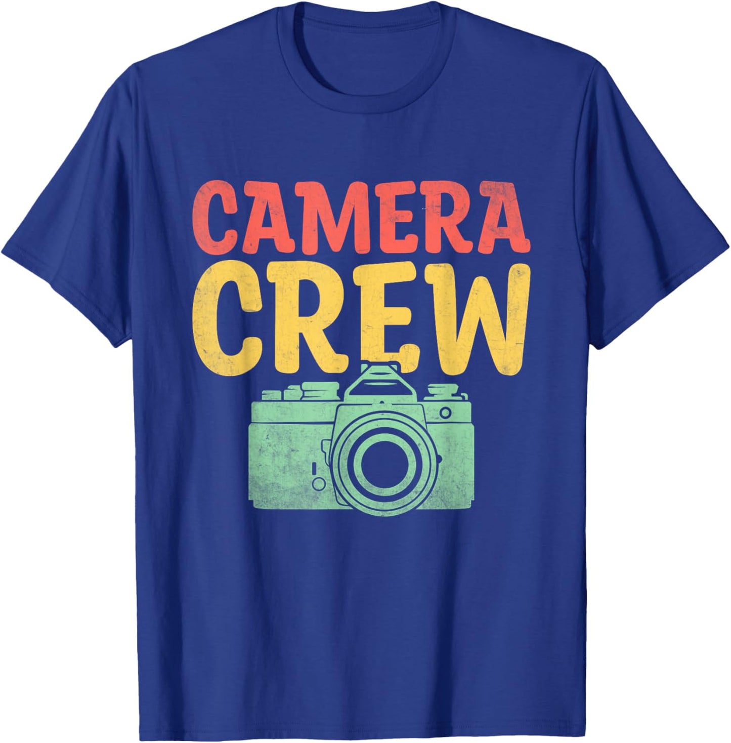 Camera Crew Photography Photographer Photographers T-Shirt - T-Shirt | Royal