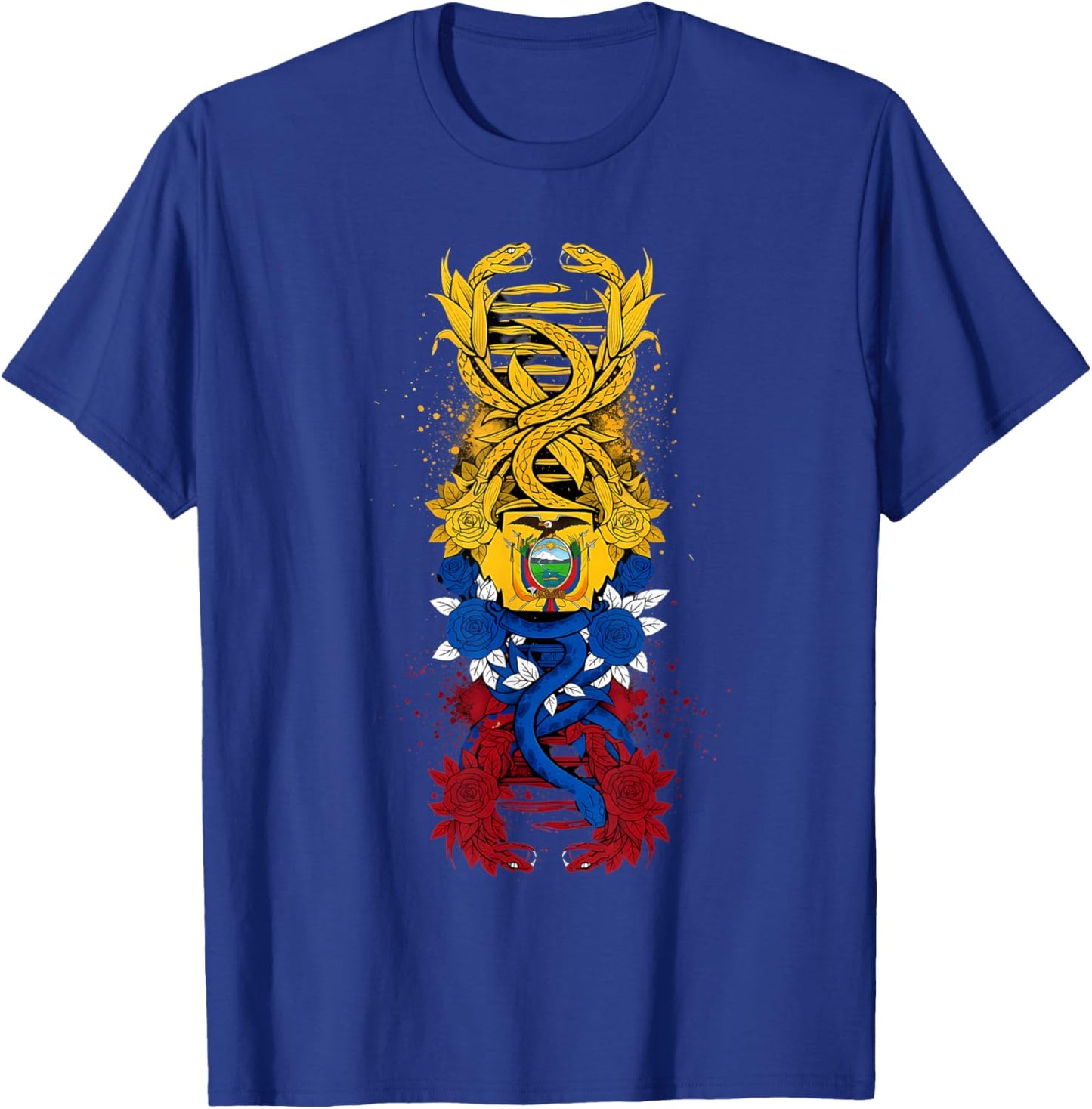 Ecuador Flag Ecuadorian Pride T-Shirt - T-Shirt | Royal