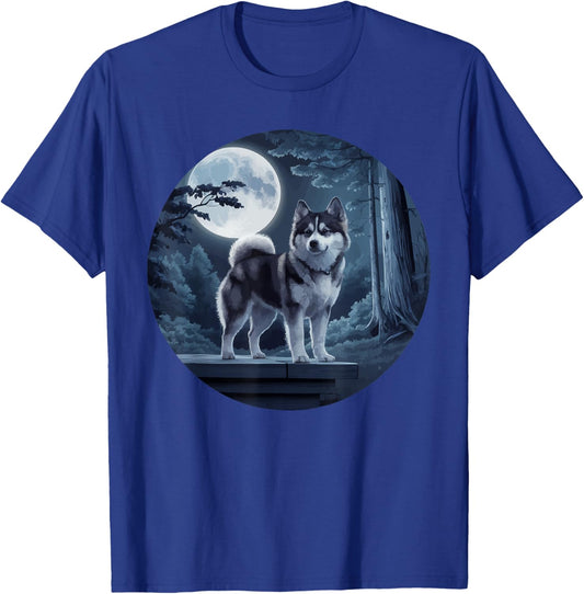 Pomsky Owner Dog Lover Puppy Pomeranian Siberian Husky Women T-Shirt - T-Shirt | Royal