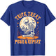 Halloween Labor & Delivery Nurse Trick Treat Push & Repeat T-Shirt - T-Shirt | Royal