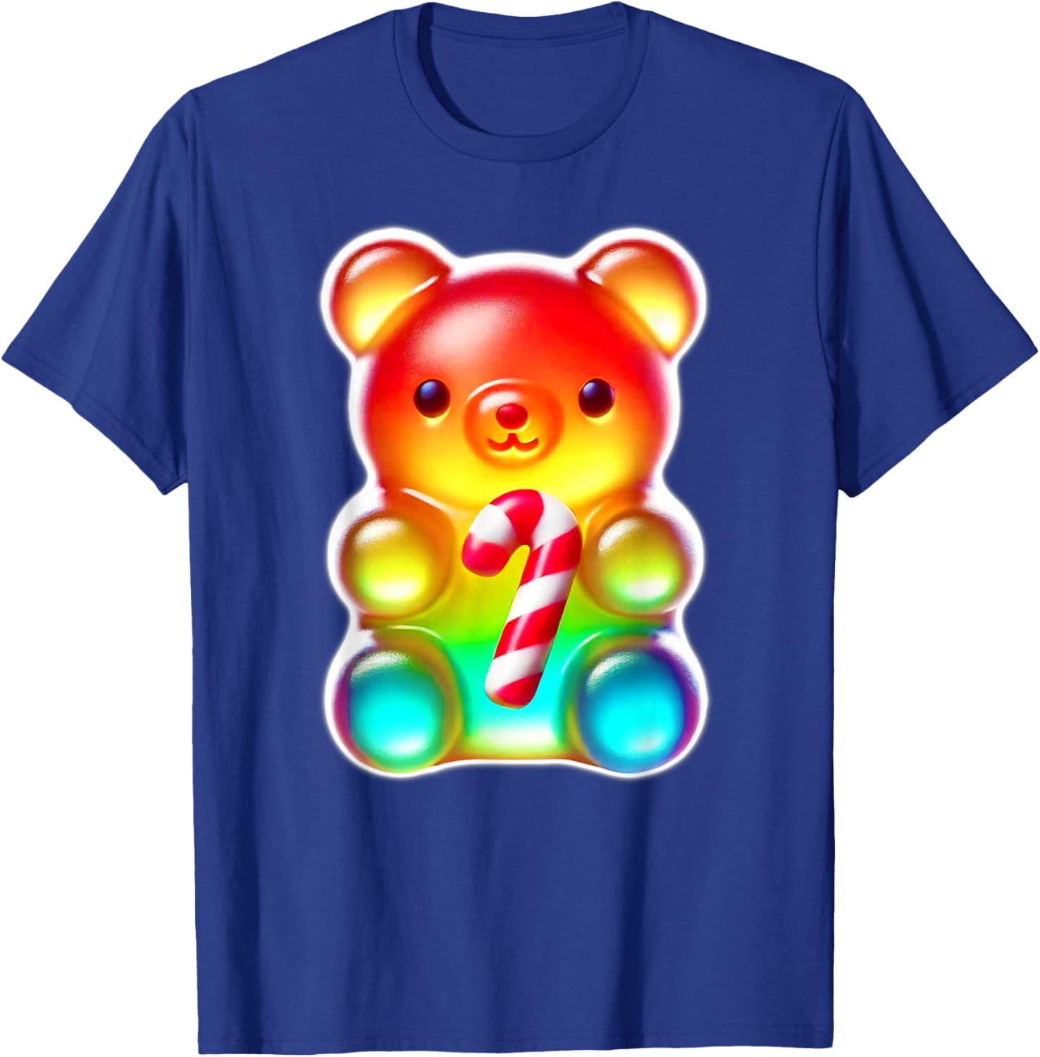Gummy Bear Candy Cane T-Shirt - T-Shirt | Royal