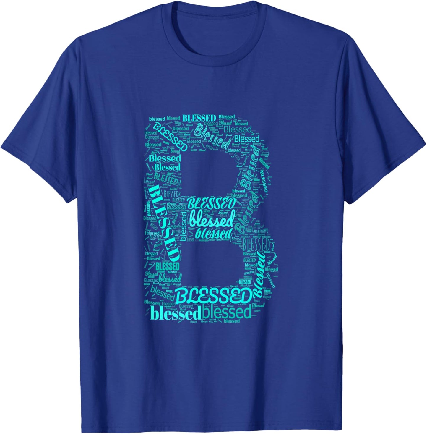 Turquoise B - Blessed in Countless Ways Turquoise Graphic T-Shirt - T-Shirt | Royal